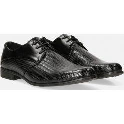 Czarne buty wizytowe sznurowane casu mxc425. Czarne buty wizytowe męskie Casu, na sznurówki. Za 79,99 zł.