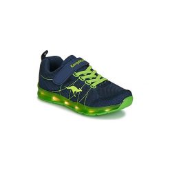 Buty Dziecko Kangaroos Kangaboy EV SL. Niebieskie trampki dziewczęce KangaROOS, bez wzorów, bez zapięcia. Za 219,00 zł.