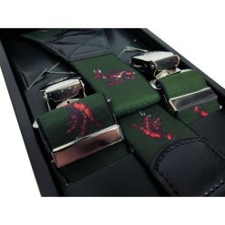 Szelki z motywem myśliwskim SZ21. Szare szelki męskie Modini Moda Męska. W wyprzedaży za 48,60 zł.