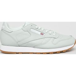 Reebok Classic - Buty Cl Leather Mu. Zielone buty sportowe męskie Reebok Classic, ze skóry, na sznurówki, reebok classic. Za 349,90 zł.