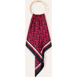 Tommy Hilfiger - Apaszka. Niebieskie szaliki damskie z jedwabiu. Za 169,90 zł.
