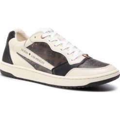 Sneakersy GUESS - Pesaro FM7PES FAL12 BLKGR. Pomarańczowe sneakersy męskie Guess, bez zapięcia. Za 499,00 zł.