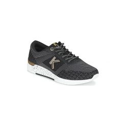 Buty Kickers KNITWEAR. Czarne trampki i tenisówki damskie marki Kickers, bez wzorów, bez zapięcia. Za 279,20 zł.