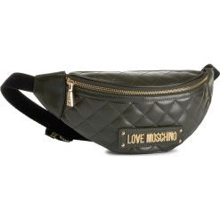 Saszetka nerka LOVE MOSCHINO - JC4004PP18LA0850 Verde. Zielone nerki damskie Love Moschino, bez wzorów, ze skóry ekologicznej, młodzieżowe, bez dodatków. Za 639,00 zł.