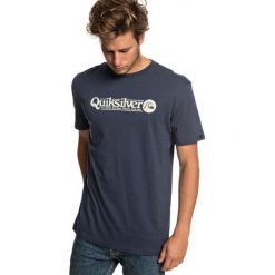 Quiksilver Koszulka Męska Arttickless M Tees bst0 Blue Nights S. Niebieskie koszulki męskie Quiksilver, s, z nadrukiem, sportowe, bez kołnierzyka, z krótkim rękawem, krótkie. Za 115,00 zł.