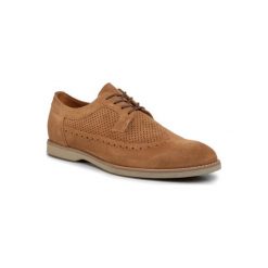 Gino Rossi MI08-C727-734-01 Camel. Brązowe półbuty męskie Gino Rossi, bez wzorów, ze skóry, bez zapięcia. Za 259,99 zł.