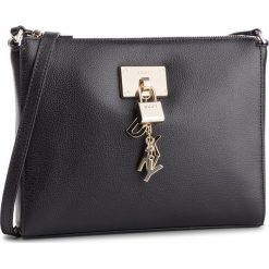 Torebka DKNY - Elissa R84EH927 Blk/Gold BGD. Czarne listonoszki damskie DKNY, z aplikacjami, ze skóry, zdobione, bez dodatków. Za 719,00 zł.