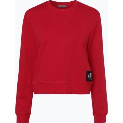 Bluzy damskie: Calvin Klein Jeans – Damska bluza nierozpinana, czerwony