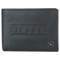 Portfele męskie: Rip Curl Portfel Męski Czarny Classic Rfid All Day