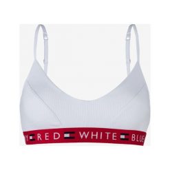 Tommy Hilfiger Biustonosz Biały. Białe biustonosze TOMMY HILFIGER, bez wzorów, z elastanu. Za 145,95 zł.
