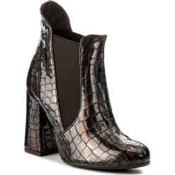 Buty zimowe damskie: Botki MACCIONI - 541 Brązowy