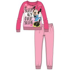 Disney By Arnetta Piżama Dziewczęca Minnie 98 Różowy. Różowe piżamy dziewczęce Disney By Arnetta, z nadrukiem, z materiału, bez rękawów. Za 45,00 zł.