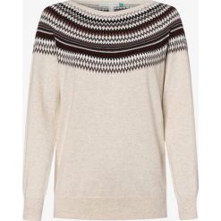 Esprit Casual - Sweter damski, beżowy. Brązowe swetry damskie Esprit Casual, xxl, bez wzorów, z bawełny, eleganckie, bez rękawów, bez kaptura. Za 169,95 zł.