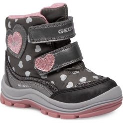 Śniegowce GEOX - B Flanfil G.Wpf A B044GA 0MNNF C0952 M Dk Grey/Pink. Szare śniegowce dziewczęce Geox, bez zapięcia. Za 279,00 zł.