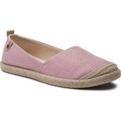 Espadryle ROXY - ARJS600412 BSH. Różowe espadryle damskie Roxy, na co dzień, bez wzorów, z tworzywa sztucznego, bez obcasa, na płaskiej podeszwie, bez zapięcia. W wyprzedaży za 139,00 zł.