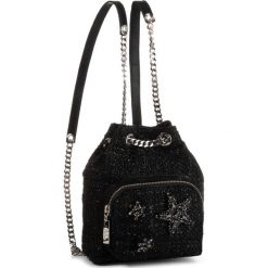 Plecak MENBUR - 470620001 Black. Czarne plecaki damskie Menbur, bez wzorów, z materiału, klasyczne. Za 249,00 zł.