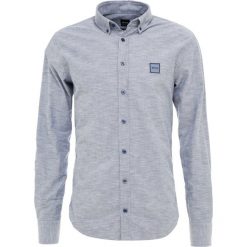 BOSS CASUAL MABSOOT SLIM FIT Koszula dark blue. Niebieskie koszule męskie BOSS Casual, xl, bez wzorów, z bawełny, casualowe, bez kołnierzyka, bez rękawów. Za 379,00 zł.