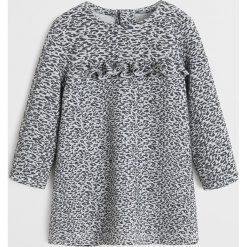 Mango Kids - Sukienka dziecięca Lazo 80-104 cm. Szare sukienki dziewczęce Mango Kids, bez wzorów, z elastanu, casualowe, z długim rękawem, długie, maxi, proste. W wyprzedaży za 49,90 zł.