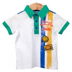 Primigi Koszulka Polo Chłopięca 86 Wielokolorowy. Szare t-shirty chłopięce marki Primigi. W wyprzedaży za 65,00 zł.