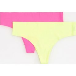 Bezszwowe stringi 2 pack - Żółty. Stringi damskie Reserved. Za 39,99 zł.