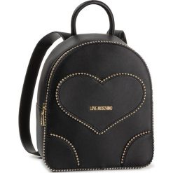 Plecak LOVE MOSCHINO - JC4248PP08KG0000 Nero. Czarne plecaki damskie Love Moschino, bez wzorów, ze skóry ekologicznej, klasyczne. Za 899,00 zł.