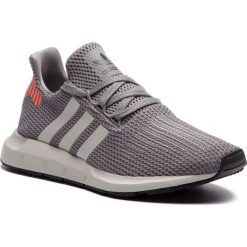 Buty adidas - Swift Run B37728 Grethr/Cblack/Greone. Szare buty sportowe damskie marki Adidas, na co dzień, bez wzorów, z tworzywa sztucznego, bez zapięcia. W wyprzedaży za 269,00 zł.
