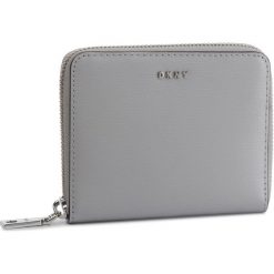 Duży Portfel Damski DKNY - Bryant Sm Zip Around R8313656 Grey Melange GRG. Szare portfele damskie DKNY, bez wzorów, ze skóry. W wyprzedaży za 289,00 zł.