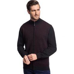 Sweter MAURIZIO SWPR000270. Szare swetry męskie Giacomo Conti, na zimę, m, bez wzorów, z bawełny, klasyczne, z klasycznym kołnierzykiem, bez kaptura. Za 299,00 zł.