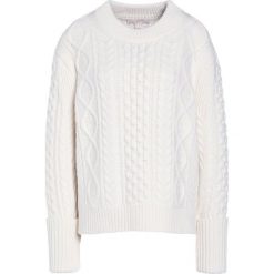 MICHAEL Michael Kors CABLE Sweter bone. Białe swetry klasyczne damskie marki MICHAEL Michael Kors, m, z materiału. W wyprzedaży za 681,45 zł.