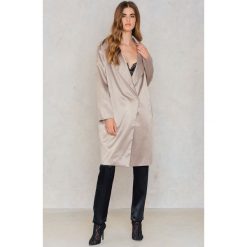 Płaszcze damskie: Toby Heart Ginger Płaszcz satynowy Roamin – Grey,Silver