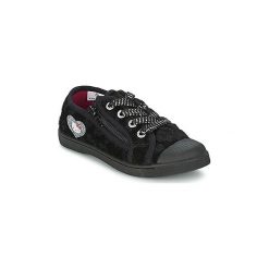 Buty Dziecko Hello Kitty CAPELI. Czarne trampki dziewczęce marki Hello Kitty, z motywem z bajki, bez zapięcia. Za 79,20 zł.