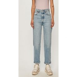 Levi's - Jeansy Ribcage. Niebieskie jeansy damskie Levi's®, s, z podwyższonym stanem. Za 429,90 zł.