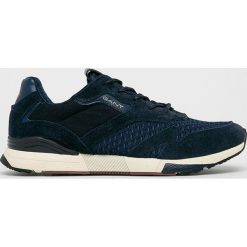 Gant - Buty Atlanta. Niebieskie buty sportowe męskie GANT, ze skóry, na sznurówki. W wyprzedaży za 349,90 zł.