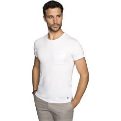 T shirt avola biały. Białe koszulki męskie Recman, m, bez wzorów, bez kołnierzyka. Za 89,00 zł.
