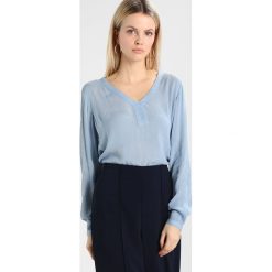 Bluzki asymetryczne: Kaffe AMBER BLOUSE Bluzka faded denim
