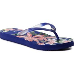 Japonki TOMMY HILFIGER - Flower Print Flat Beach Sanda FW0FW04438 Surf The Web 436. Niebieskie klapki damskie TOMMY HILFIGER, bez wzorów, z tworzywa sztucznego, bez obcasa. Za 139,00 zł.