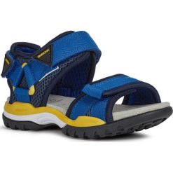 Geox sandały chłopięce BOREALIS J020RC_01411_C0335 35 niebieskie. Niebieskie sandały chłopięce Geox, z gumy, z paskami. Za 259,00 zł.