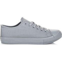 Trampki damskie slip on: Szare trampki CALI