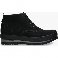 Kozaki czarne Marcelino. Czarne buty zimowe męskie Badura. Za 258,99 zł.