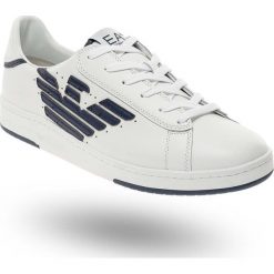 SNEAKERSY EA7 Emporio Armani. Białe sneakersy męskie EA7 Emporio Armani, na sznurówki. Za 449,40 zł.