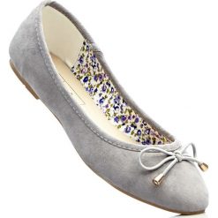 Baleriny damskie: Baleriny bonprix szary