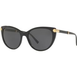 Versace - Okulary 0VE4364Q. Czarne okulary przeciwsłoneczne damskie VERSACE. W wyprzedaży za 679,90 zł.