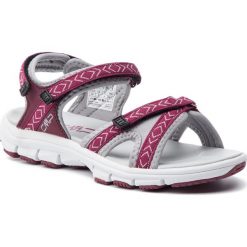 Sandały CMP - Almaak Wmn Hiking Sandal 38Q9946 Karkade H916. Fioletowe klapki damskie CMP, bez wzorów, ze skóry ekologicznej, bez obcasa. W wyprzedaży za 149,00 zł.