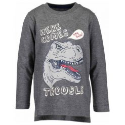 Blue Seven Chłopięcy T-Shirt Z Dinozaurem 92 Szary. Niebieskie t-shirty chłopięce Blue Seven. Za 39,00 zł.