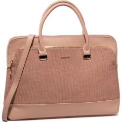 Torba na laptopa MONNARI - BAG2410-026 Light Pink. Różowe torby męskie skórzane Monnari, z materiału. W wyprzedaży za 199,00 zł.
