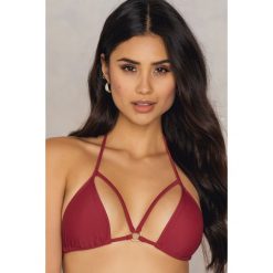 Stroje dwuczęściowe damskie: Rebecca Stella Góra bikini z dwoma paseczkami – Red