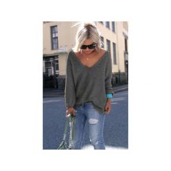 Sexy Serek Sweterek:). Pomarańczowe swetry damskie Knitcat, bez wzorów, z wełny, z długim rękawem, długie, bez kaptura. Za 99,00 zł.