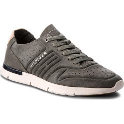 Sneakersy TOMMY HILFIGER - Unlined Th Light Suede Runner FM0FM01631 Dusty Olive 011. Szare sneakersy męskie TOMMY HILFIGER, na co dzień, bez wzorów, ze skóry, eleganckie, bez zapięcia. W wyprzedaży za 259,00 zł.