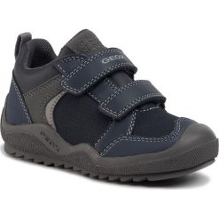 Sneakersy GEOX - J Artach B. A J8434A 050AU C0661 M Navy/Grey. Niebieskie trampki chłopięce Geox, bez wzorów, ze skóry ekologicznej, na rzepy. W wyprzedaży za 159,00 zł.