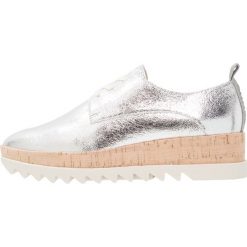 Jazzówki damskie: Tommy Jeans METALLIC PLATFORM LACE UP SHOE Oksfordki silver